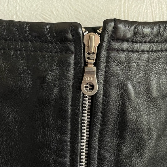 Vintage Wilsons Maxima Leather Mini Skirt - Picture 4 of 8